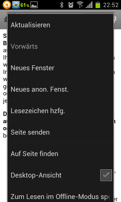 Privatemodus im Browser