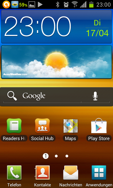 Homescreen